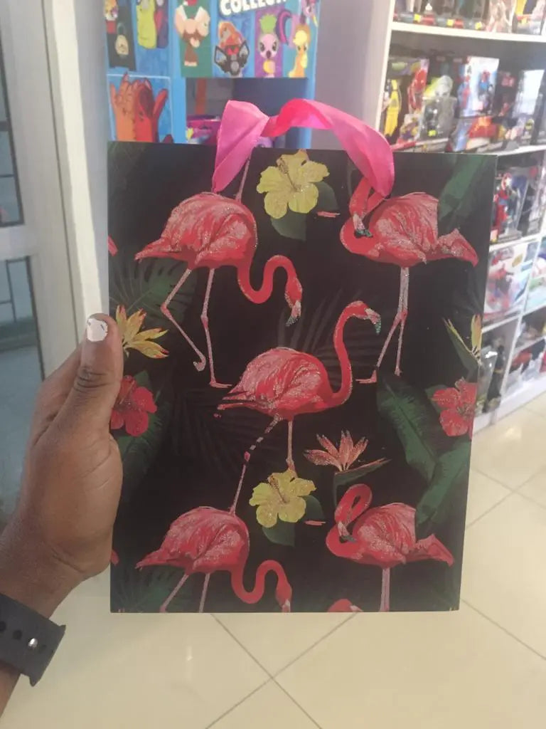 Flamingo Gift Bag &#8211; Small