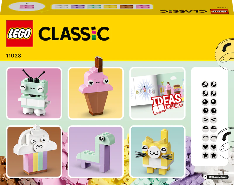 LEGO 11028 Classic Creative Pastel Colours Fun Brick Box Building Set