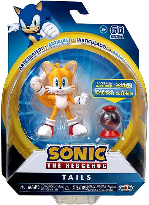 Sonic The Hedgehog 4" Articulated Figure with Accessories Assortment Master Kids Company Sonic Tails